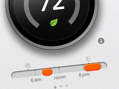 Nest Mobile for iPhone app home home automation ios iphone mobile nest phone thermostat ux