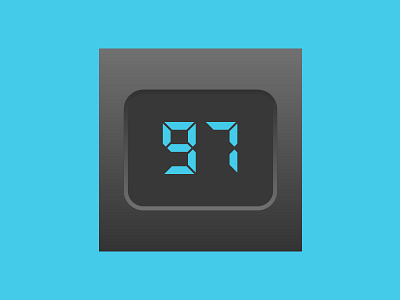 Glucometer iOS Icon design diabetes gradient healthcare icon ios type ui