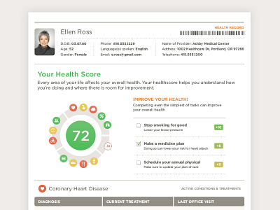 Health Summary: Printed Output