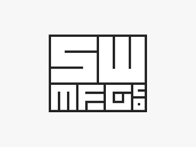 SW MFG. CO. branding color design graphic design logo text type wallpaper