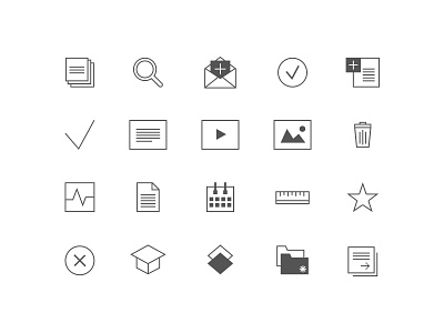 Knewton Icon Set; Adaptive Learning Product design education grid product product design ui