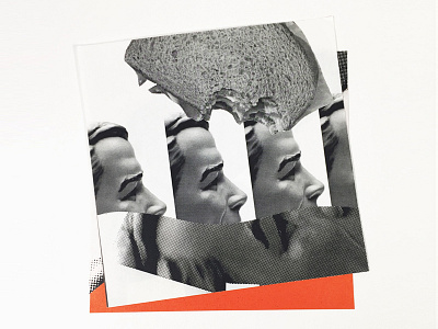 Collage; Cut paper, Xerox, Glue