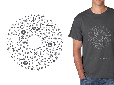 "The Universe is shaped like a donut" apparel design donuts music phish t shirts type