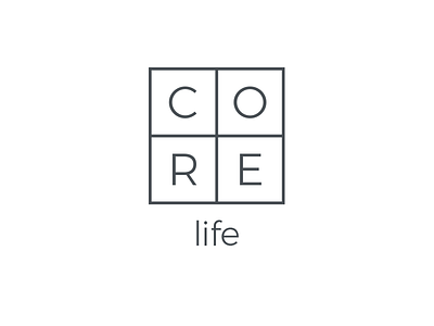 Core Life Branding branding fashion logo type