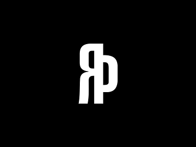 Russell Park symbol black and white design logo logotype type