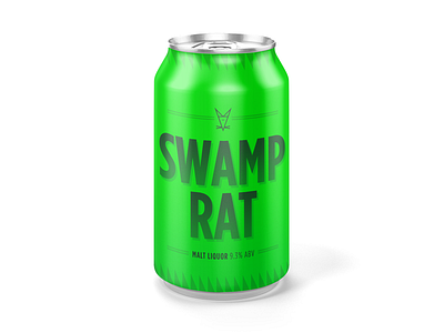 Swamp Rat Beer branding color design icon self initiated swamp