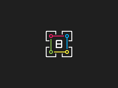 Blockchain icon explore color design financial icons illustration logo