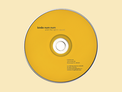 Remember these things? cd artwork design diy music technology yellow