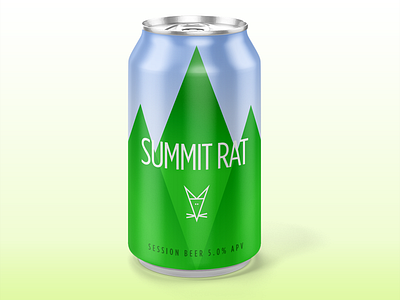 Summit Rat beer branding color design diy fun illustration self initiated
