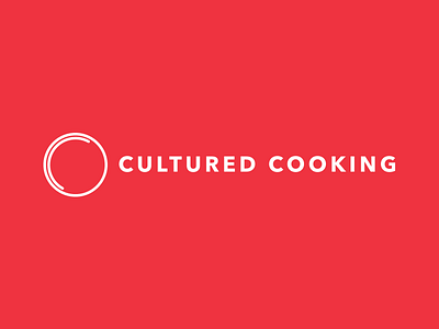 Cultured Cooking branding cooking identity logo system typography