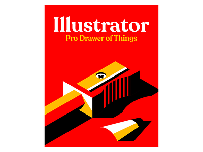 Illustrator illustrator pencil poster sharpener vector