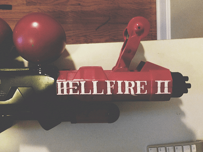 Hell Fire Water Gun fire gun hand drawn hand lettering hell hell fire lettering music video typography water gun