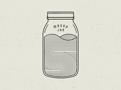 Mason Jar icon illustration jar mason jar the south vector