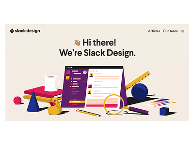 Slack Design hero image