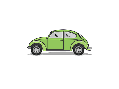 Beetle beetle car icon illustration now sourcing vector volkswagen volkswagen beetle