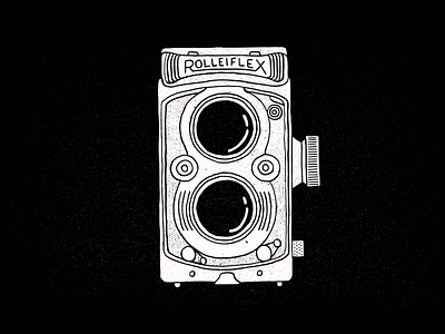 Vintage Camera camera hand illustration illustration photography rolleiflex vintage vintage camera
