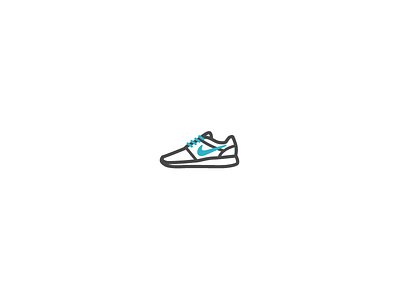 Roshe Runs icon illustration nike roshe roshe runs shoe vector