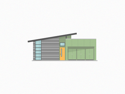 Mid Century Modern Home home illustration mid century mid century modern modern modern home vector