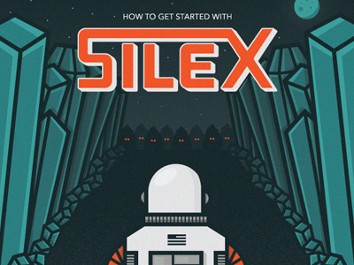 Silex aliens astronaut digital ocean illustration planet sci fi silex space vector