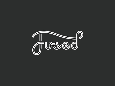 Fused fused lettering script swag type web hosting
