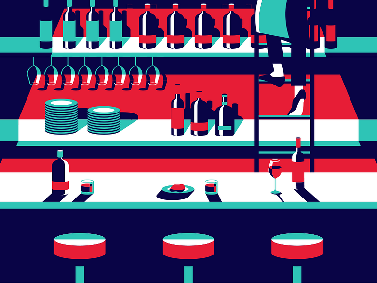 Bar Maid by Jeremy Booth on Dribbble