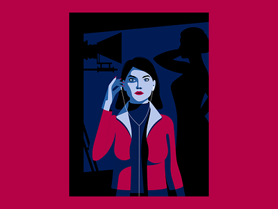 The Best of 2018 // Entertainment Weekly camera character editorial hollywood illustration noir podcast vector woman