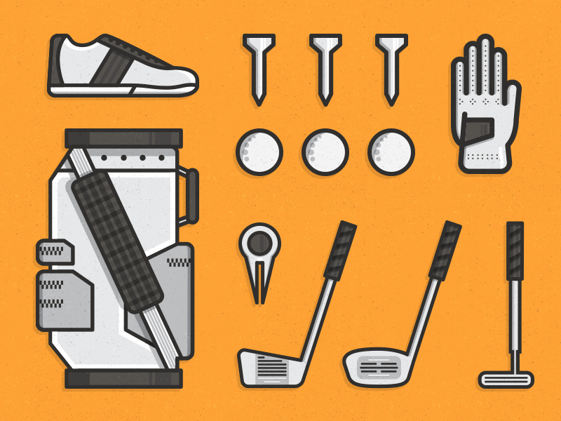 Golf Essentials by Ryan Welch on Dribbble