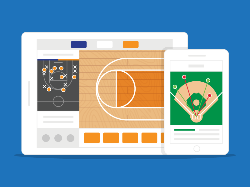 GC Product Shots scorekeeping baseball basketball spray chart sports
