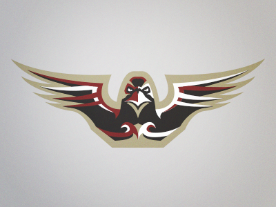 Hawks Logo Full hawk logo sports branding