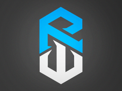 rw personal logos dribbble branding ryan monogram welch