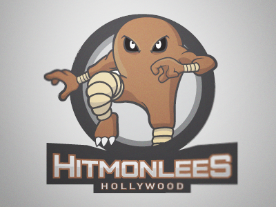 Hitmonlees hitmonlee hollywood kick logo pokemon sports