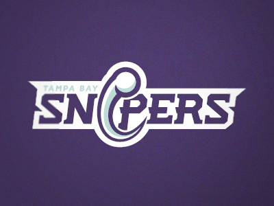 Tampa Bay Snipers ball lacrosse logo sniper sports tampa bay