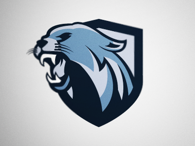 Vancouver Pride blue cougar logo pride roar shield sports vancouver