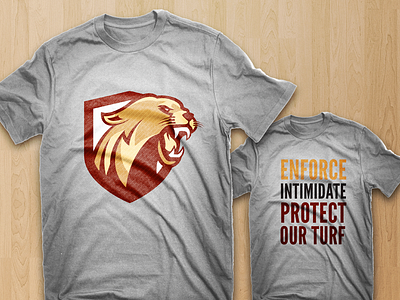 Dribbble Pride Shirts cougar football logo pride shield shirt sports sports design vancouver