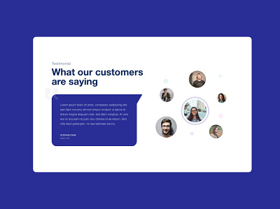 customers speaks app branding design feedback illustration testimonial testimonials ui ux vector web