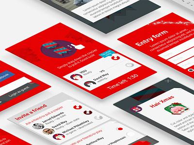 Vodafone Cracker Fun android christmas experiential facebook illustration interactive ios ui ux vodafone watermark ltd web app