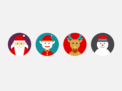 Vodafone Cracker Fun – Avatars avatar characters christmas icon illustration ui design