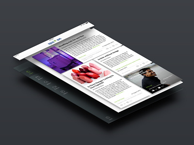 SpotOn Surgical App – News Feed app healthcare ios medical navigation news ui ux