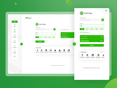 eSewa Topup concept topup uiux wallet wallet ui walletapp web web design website white