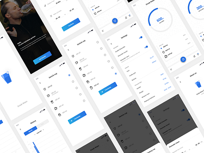 Drink Water Reminder app app design design health reminder ui ux design