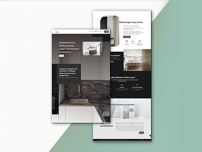 Website Design - Baldailengvai.lt branding custom website figma ui uiux ux web web design website website design wordpress wordpress website