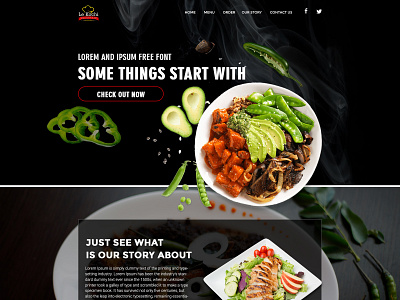 Food Website food app