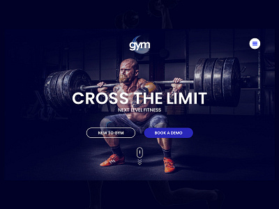 Fitness World design uiux website