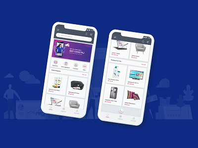 E-commerce Dashboard design mobile app uiux