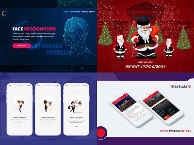 My 2018 banner design illustration mobile app uiux website