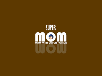 Super mom banner design