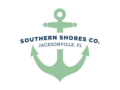 Southern Shores Co. branding clothing jacksonville logo nautical southern shores co