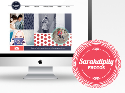 Sarahdipity Photos ( branding + web design )