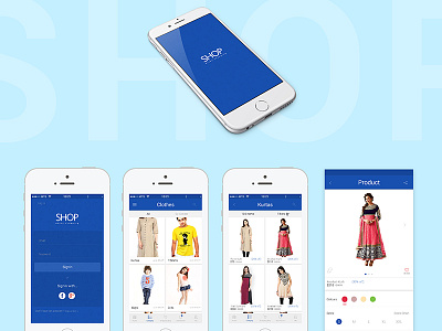 E-Commerce App Screens