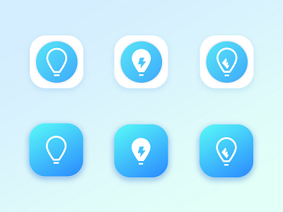 Electricity App Icon concept